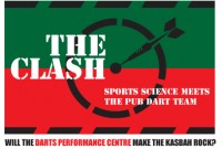 The first night of the experiment. Team Kasbah suss out the sports scientist - and we all got on very well!