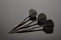 Our latest set of Elite darts feature a scalloped barrel and shaft and finished in a stunning gun metal grey!Now in 25g too!