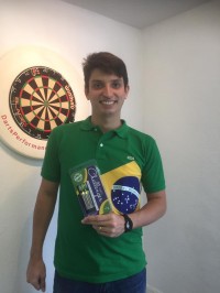 PDC Challenge Tour player and winner of One Hundred And Eighty quiz show Diogo Portela has some new darts!