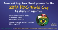 Can you help getting Team Brazil ready for the PDC World Cup?